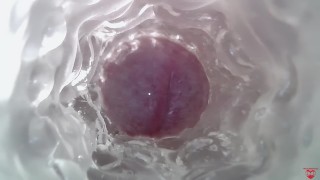 Sladký creampie ve vagíně. Super interní kamera