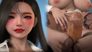 😍Medias trabajando con el pie de una empleada K-pop! (Sexy perra kpop Girl💚💚💚) (POV)