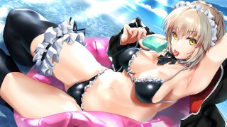 Divine's Summer Waifu Challenge Part 1！Jalter 和 Salter 为你的鸡巴而战......再！（无尽的JOI）