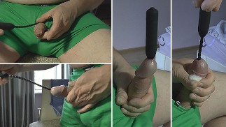 Trianon cumshot #347. Дрочка с уретральным вибратором.