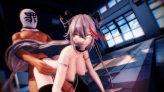 Azur Lane - Agir zerżnięty przy basenie [4K BEZ CENZURY HENTAI]