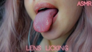 ASMR LENS LICKING👅 & FOGGING, SLURPS | Close Up & Far ( Mouth Sounds ) | ЛИКИНГ ЛИНЗЫ