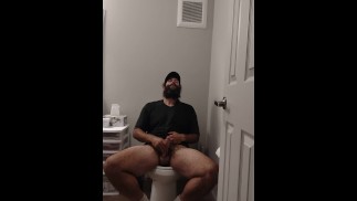 バスルームで私と一緒に中出し。Uncut Unedited Cumshot