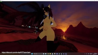 Dziewczyna NEK0 cię w Vrchat i wydaje słodkie dźwięki