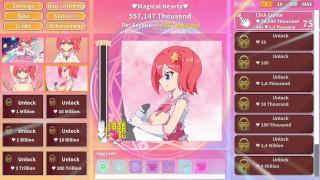 魔法少女点击器山雀恐惧与中出和奶油面部