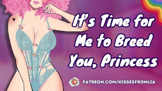 [F4F] Je čas, abych tě choval, princezno [lesbické erotické audio] [sapphic]