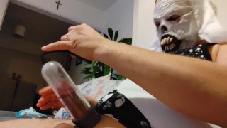 8 Hours cock playing with my sex toys on 'gear and 420' Part 1