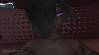 POVあなたから搾乳する暗い肌の入れ墨の女の子[プレビュー]