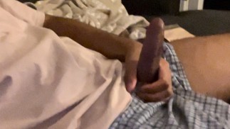 穿着我的平角裤手淫