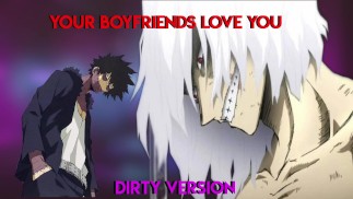 Shigaraki x Dabi x Listener - Je vriendjes komen in je klaar (trio