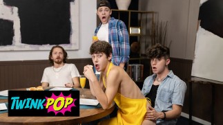 TWINKPOP - Drake Von je nyní volný k tomu, aby bušil do zadku Joeyho Millse, dokud nevystřelí svou speciální omáčku