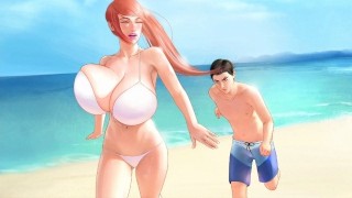 プリンス・オブ・サバービア #36: ビーチでの義理の妹との熱いセックス • ゲームプレイ [HD]