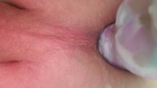 Closeup Anal Dildo Equitação