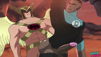 Green Lantern et son gros cul noir bulle - hentai bara yaoi