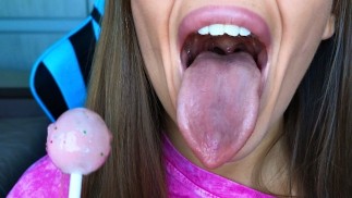 ASMR 20 minut ústních zvuků, úžasná hra s lízátkem