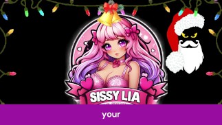 Sissy Lia - Santa controleert de ondeugende lijst van 2023 van deze cam-slet - dildo's, pluggen, neukmachine