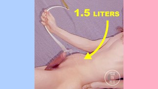 È ora di allenare la vescica! 1.5 Litri (Pissing Made Me Cum) - Anteprima