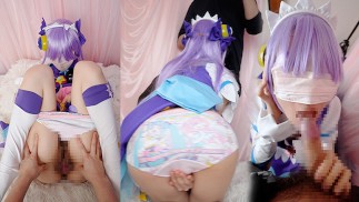 在宅20代コスプレイヤーがプリキュアになってコスプレ生交尾,ストレス過剰で中出しもアナルをいじられてストレス発散(キュアセレーネ)_体験版