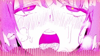Dziewczyna z anime najbardziej ekstatyczna przyjemność Uwu