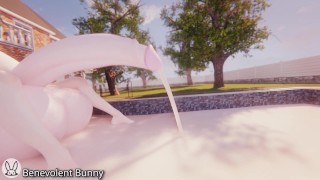 Crecimiento lleno de piscina de Remi (animación de crecimiento futa de giganta)