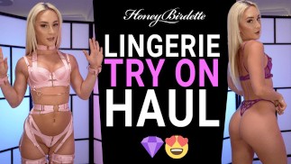 セクシーなHoneyバーデットランジェリーを試してみてください!薄手、Lacey、生意気、ボンデージスタイル-Hannahjames710