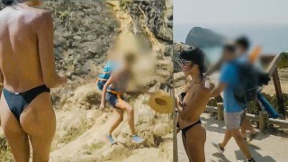 Desnudarse y caminar Naked en público