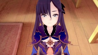 3D / Anime / Hentai, Genshin Impact : Adulte Mona se fait baiser par une grosse bite !