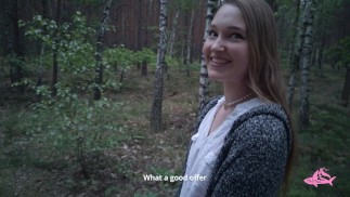 Ha dato un sacco di sperma a una bella ninfomane nella foresta (parte 2)