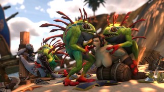 Shipwrecked Alliance Human Captain fucked by Murlocs