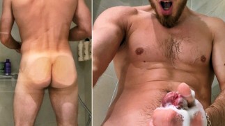 你喜欢在淋浴时监视男人吗？！在酒店度假时混蛋！