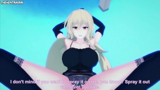 Celica Arfonia von Akashic Records von Bastard Magic gibt Ihnen einen Footjob Hentai POV