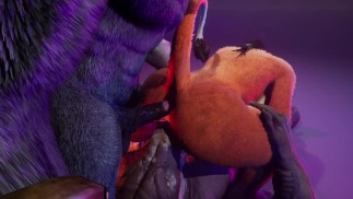 Furry Cowgirl sandwich 3D