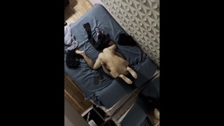 Amatorska para w motelu