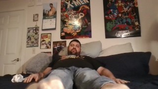 OILY BEAR FEET AND JEANS (shoe and sock removal)