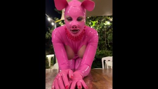 Maialino in lattice a Plunge Fetish 2024