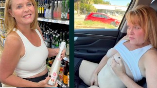 Se masturber publiquement dans ma voiture et faire du shopping sans soutien-gorge pour des choses à mettre dans ma chatte