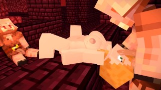 Dívka zapálila portál, který ji přivádí k novému "sexuálnímu zážitku" - Minecraft porn Mod