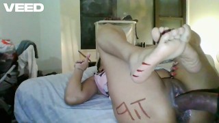WIELKI KUTAS ANAL GAPE KURWA HARDCORE EBONY DYM GORĄCY