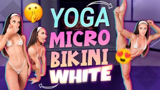 Сексуальная тренировка йоги микробикини - Hannahjames710!