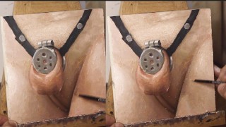 Sissy Thigh Oiling - JOI of Painting Episode 128