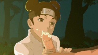 Life with Tsunade, Tenten taking care of Naruto's dick
