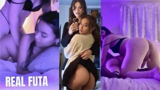 Trans babe doet anaal met biseksuele vriendin • Amateur koppel