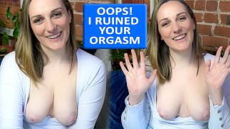 Oups j’ai ruiné ton orgasme ! Clara Dee POV Branlette Virtuelle