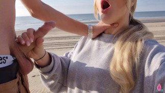 After A Blowjob For A Stranger On The Beach I Got Fucked