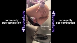 port-a potty pee compilation