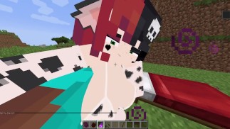 Minecraft Sexy Cow Cosplay Ellie juego Xhatihentai