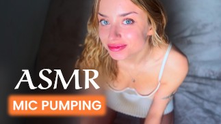 ASMR MIC PUMPING * Doce loira faz você gozar * Lissa Piccola