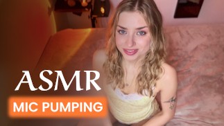 ASMR * Loira sedutora rápida e agressiva Mic bombeando seu pau e fazendo você gozar * Lissa Pi