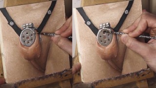 Cock Cage Locking - JOI of Painting Episode 133