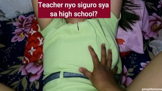 Kahit amoy chalk pa galing school nagpatira na si mam
